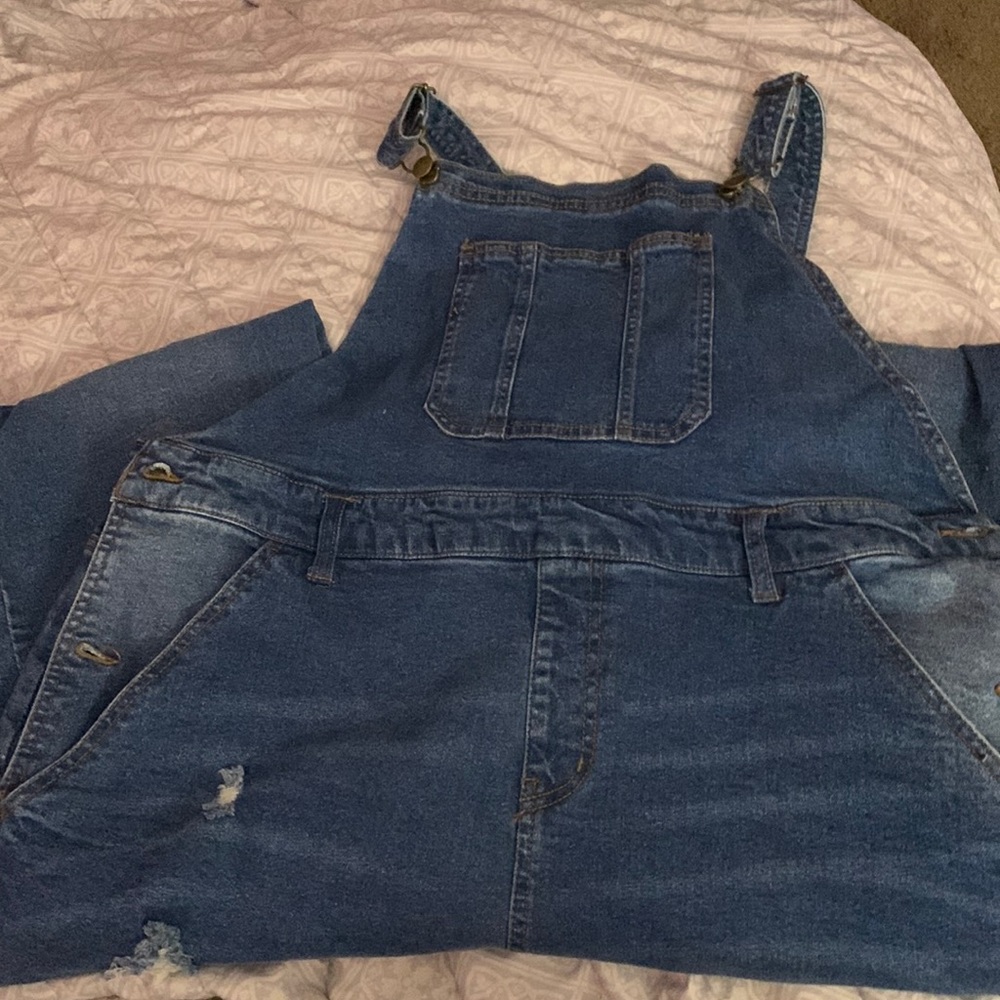 Ripped. Jean overalls XXL/2XG(19)